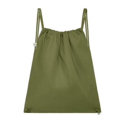 Earth Positive - EP76 - Drawstring Gym Bag - Khaki Green