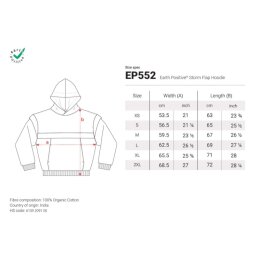 Earth Positive - EP552 - Storm Flap Hoodie - Black
