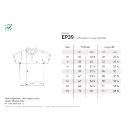 Earth Positive - EP39 - Jersey Polo Shirt - black