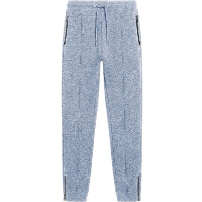 Earth Positive - EP345 - Sweatpants with Zips - Light Blue Heather