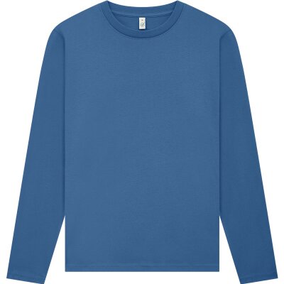 Earth Positive - EP01L - Long Sleeve T-Shirt - faded denim