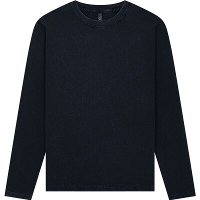 Earth Positive - EP01L - Long Sleeve T-Shirt - stone washed black