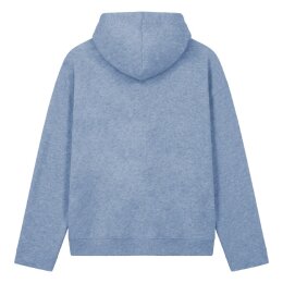 Earth Positive - EP400 - Womens V-Neck Hoodie - Light Blue Heather