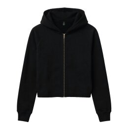 Earth Positive - EP320 - Womens Cropped Hoodie - Black