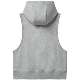 Earth Positive - EP318 - Womens Sleeveless Zip Hoodie - light heather