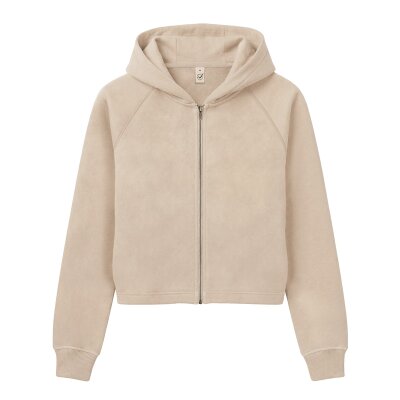 Earth Positive - EP320 - Womens Cropped Hoodie - Fawn