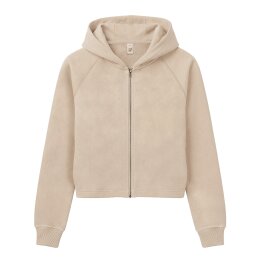 Earth Positive - EP320 - Womens Cropped Hoodie - Fawn