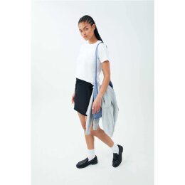 Earth Positive - EP342 - Raw Hem Skirt - black