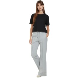 Earth Positive - EP347 - Womens Flared Leg Sweatpants - Black