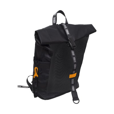 Urban Classics - TB2262 - Nylon Backpack - black/neonorange