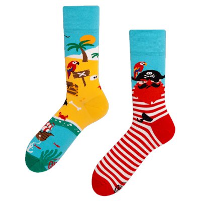 Many Mornings Socks - Pirate Island - Socken