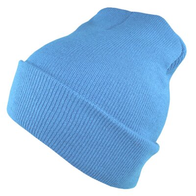 Flexfit - Premium Heavy Weight Long Beanie Beanie - 1501KC - carolina blue
