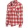 Urban Classics - TB388 Ladies Checked Flanell Shirt - red / white