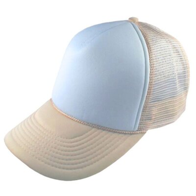 Meshcap - blank - light yellow/white/light yellow