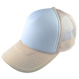 Meshcap - blank - light yellow/white/light yellow
