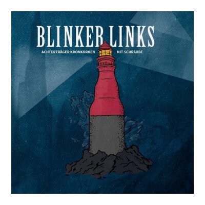 Blinker Links - Achterträger Kronkorken mit Schraube - LP