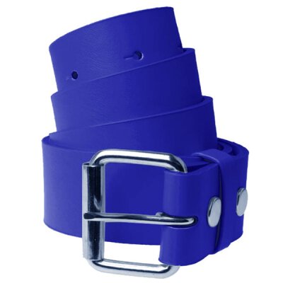 Basic Gürtel - Premium Vegan Leather - blue - Größe S