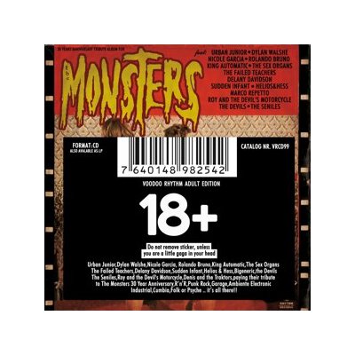 VARIOUS - 30 YEARS ANNIVERSARY TRIBUTE ALBUM: THE MONSTERS - CD