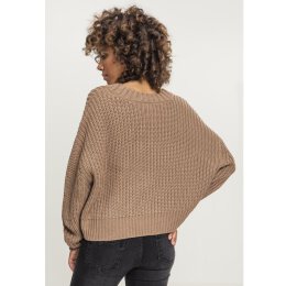 Urban Classics - TB2359 - Ladies Wide Oversize Sweater - taupe